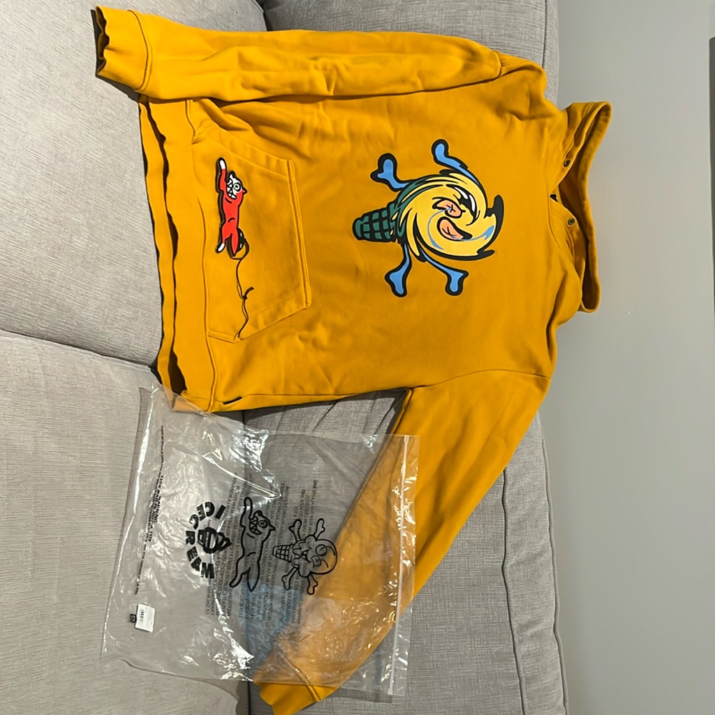 Mens Icecream Hoodie-Size Med